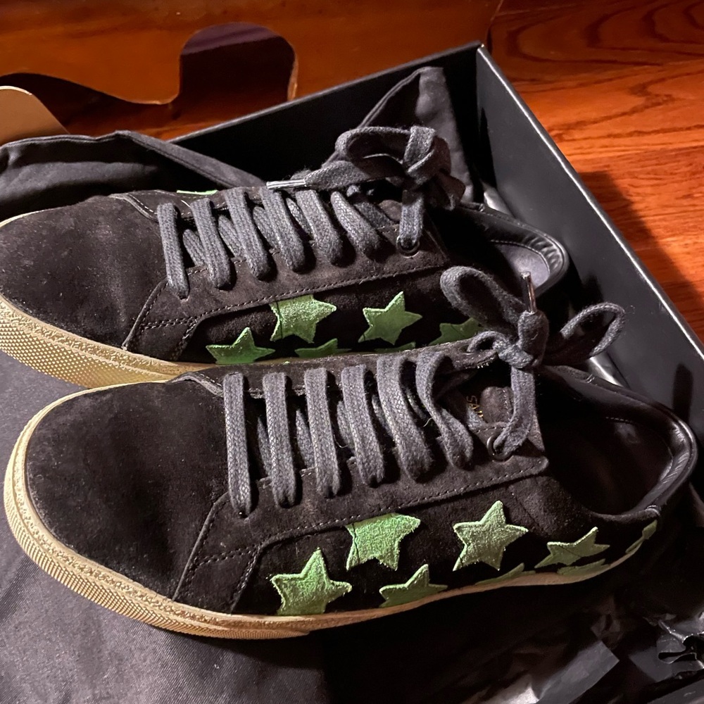 YVES SAINT LAURENT Low-Top real Leather Star Sneaker